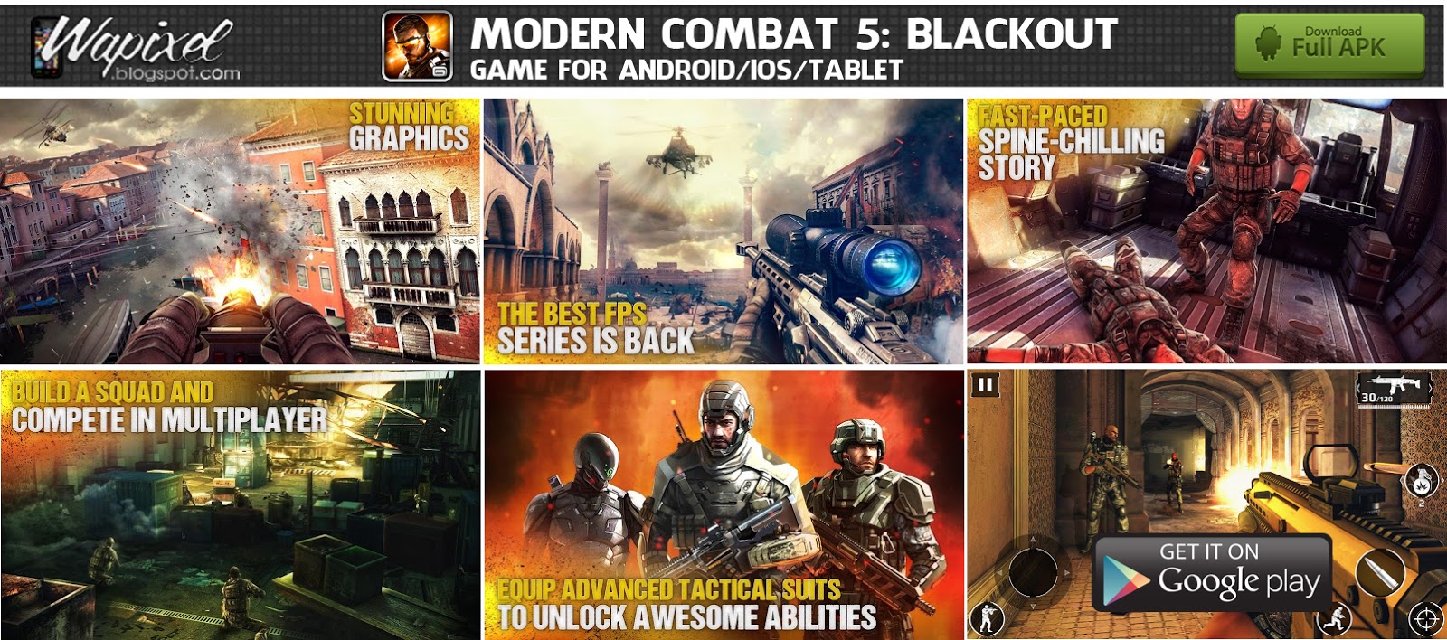 download game modern combat 5 offline pc